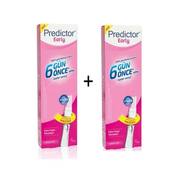 Predictor Early 2 Adet Erken Gebelik Testi