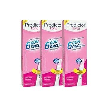 Predictor Early 3 Adet Erken Gebelik Testi