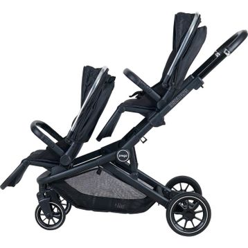 Prego 2223 Ibiza Siyah Plus Bebek Travel Sistem İkiz Bebek Arabası