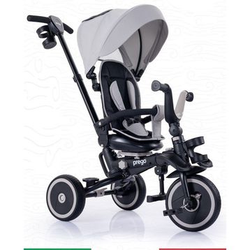 Prego Happy Dino Plus 360 Dönebilen Koltuklu Gri Tamamen Katlanabilir Çocuk Bisikleti