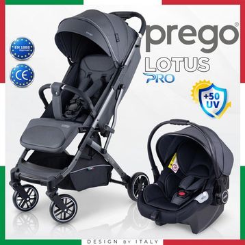 Prego Lotus Pro Kabin Boy Gri Travel Sistem Bebek Arabası