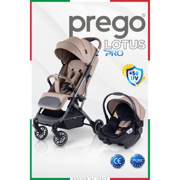 Prego Lotus Pro Kabin Boy Kahverengi Travel Sistem Bebek Arabası