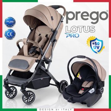 Prego Lotus Pro Kabin Boy Kahverengi Travel Sistem Bebek Arabası