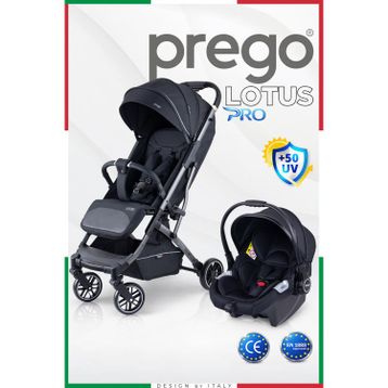 Prego Lotus Pro Kabin Boy Siyah Travel Sistem Bebek Arabası