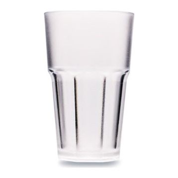 Premium 300 ml 6'lı Rubikap Polikarbon Kırılmaz Kumlu Meşrubat Bardak