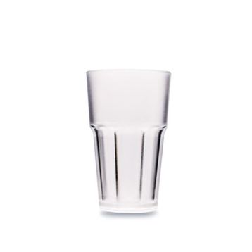 Premium 300 ml 6'lı Rubikap Polikarbon Kırılmaz Kumlu Meşrubat Bardak