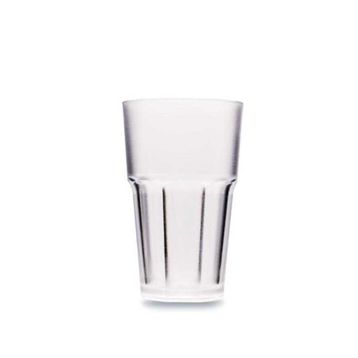 Premium 300 ml 6'lı Rubikap Polikarbon Kırılmaz Kumlu Meşrubat Bardak