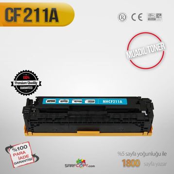 Premium HP CF211A Mavi Muadil Toner