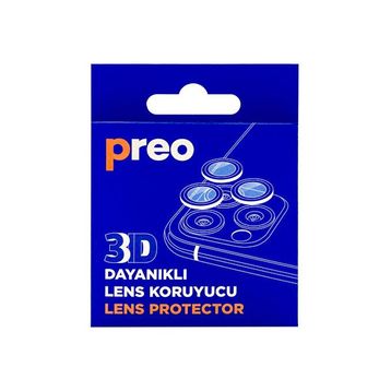 Preo Dayanıklı iPhone 13 Mini/Iphone 13 İkili 3D Lens Koruma