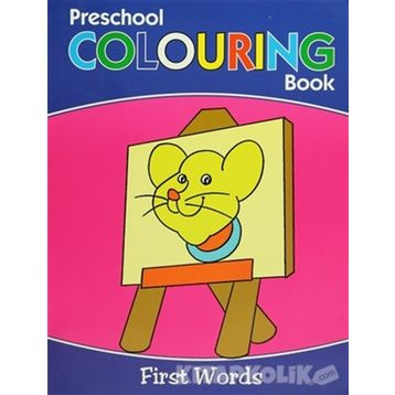 Preschool Coloring Book First Words - kollektif