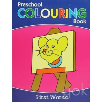 Preschool Coloring Book First Words - kollektif