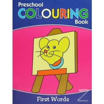 Preschool Coloring Book First Words - kollektif