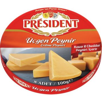 President Zayka Cheddarlı 100 gr Üçgen Peynir