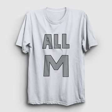 Presmono All M Anime Boku No Hero Academia Beyaz Unisex T-Shirt