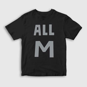 Presmono All M Anime Boku No Hero Academia Siyah Unisex T-Shirt