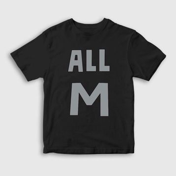 Presmono All M Anime Boku No Hero Academia Siyah Unisex T-Shirt