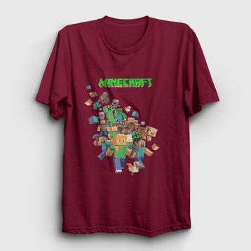 Presmono All Minecraft Siyah Unisex T-Shirt