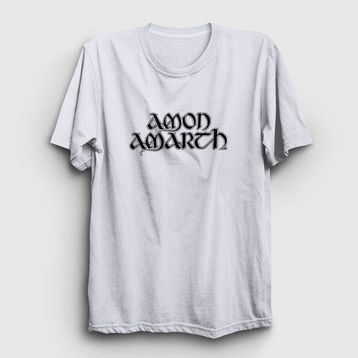 Presmono Amon Amarth Beyaz Unisex T-Shirt