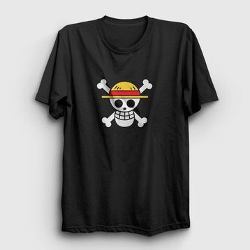 Presmono Anime One Piece Siyah Unisex T-Shirt