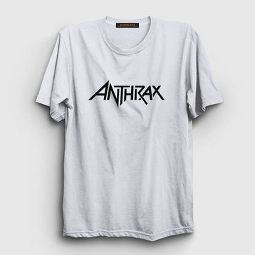 Presmono Anthrax Beyaz Unisex T-Shirt