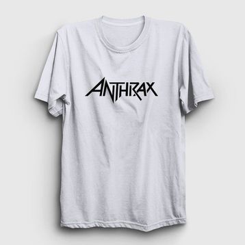 Presmono Anthrax Beyaz Unisex T-Shirt