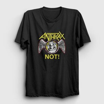 Presmono Anthrax Siyah Unisex T-Shirt