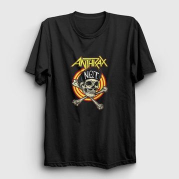 Presmono Anthrax Siyah Unisex T-Shirt