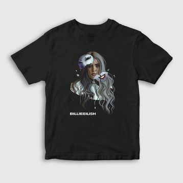 Presmono Awake Billie Eilish Unisex Siyah Çocuk T-Shirt