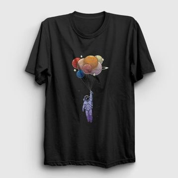 Presmono Balloons Astronaut Space Astronot Uzay Kadın T-shirt