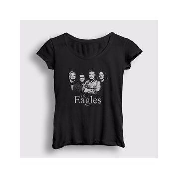 Presmono Band Eagles Kadın T-shirt
