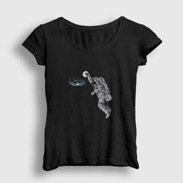 Presmono Basketball Astronaut Space Astronot Uzay Kadın T-shirt