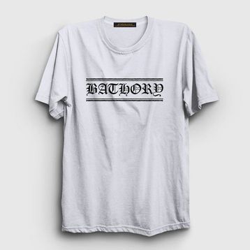 Presmono Bathory Beyaz Unisex T-Shirt