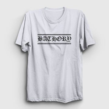 Presmono Bathory Beyaz Unisex T-Shirt