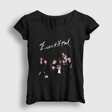 Presmono Beautiful K-Pop Monsta X Kadın T-shirt