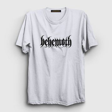 Presmono Behemoth Beyaz Unisex T-Shirt