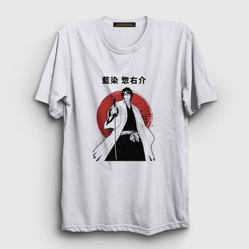 Presmono Beyaz Aizen V2 Anime Bleach Kadın T-shirt