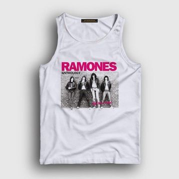 Presmono Beyaz Anthology Ramones Erkek Atlet