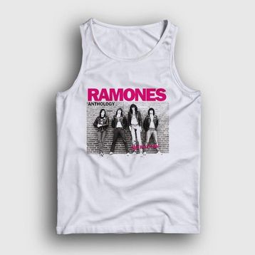 Presmono Beyaz Anthology Ramones Erkek Atlet