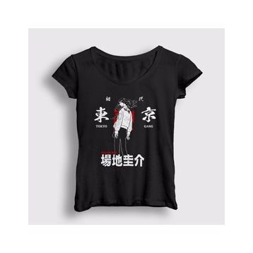 Presmono Beyaz Baji Anime Tokyo Revengers Kadın T-Shirt