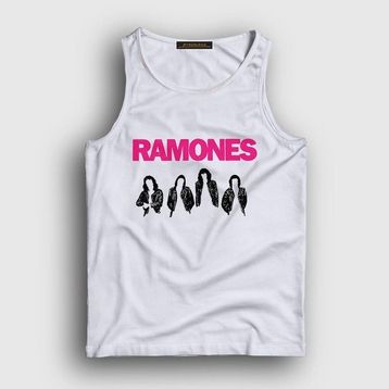 Presmono Beyaz Band V2 Ramones Erkek Atlet