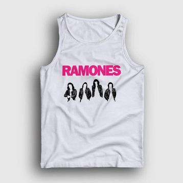 Presmono Beyaz Band V2 Ramones Erkek Atlet