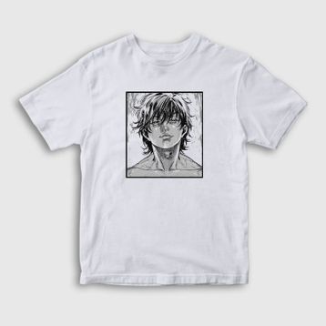 Presmono Beyaz Cool Anime Hanma Baki Unisex T-Shirt