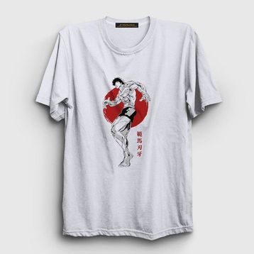 Presmono Beyaz Fighter Anime Hanma Baki Unisex T-Shirt