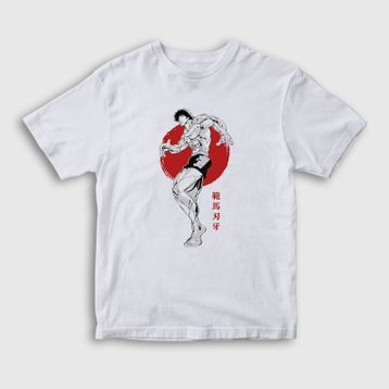 Presmono Beyaz Fighter Anime Hanma Baki Unisex T-Shirt