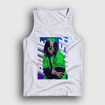 Presmono Beyaz Green Billie Eilish Erkek Atlet