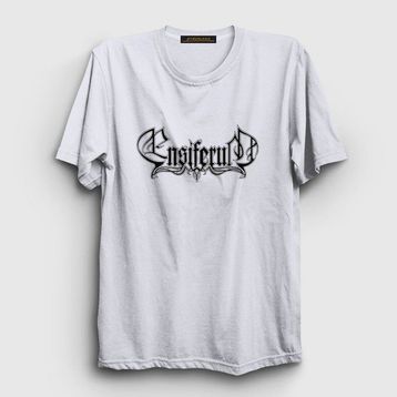 Presmono Beyaz Logo Ensiferum Kadın T-Shirt