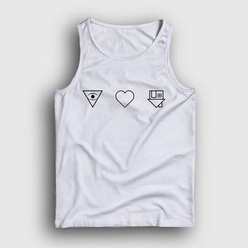 Presmono Beyaz Logo V2 The Neighbourhood Erkek Atlet