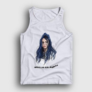 Presmono Beyaz PO Billie Eilish Erkek Atlet
