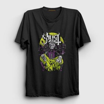 Presmono Born Ghost Siyah Unisex T-Shirt