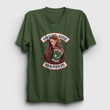Presmono Cheryl Blossom Riverdale Siyah Unisex T-Shirt